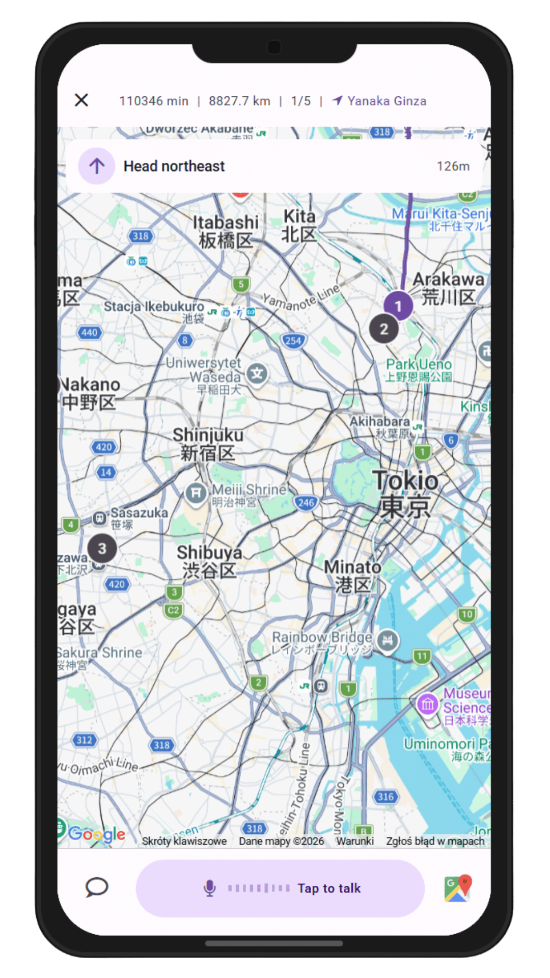 Aplikacja WeGuide AI — inteligentne trasy w czasie rzeczywistym z nawigacją live